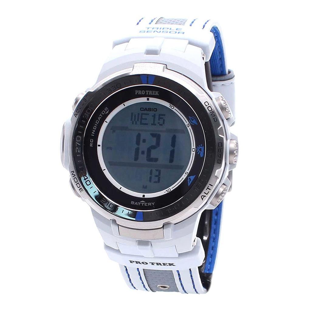 Casio Pro Trek Tough Solar Gray Мужские цифровые повседневные солнечные часы с доставкой за границу Casio PRW-3000G-7D