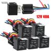 Waterproof Automotive Relay 12V 5Pin 40A Car Relay 12V 5Pin With Relay Socket