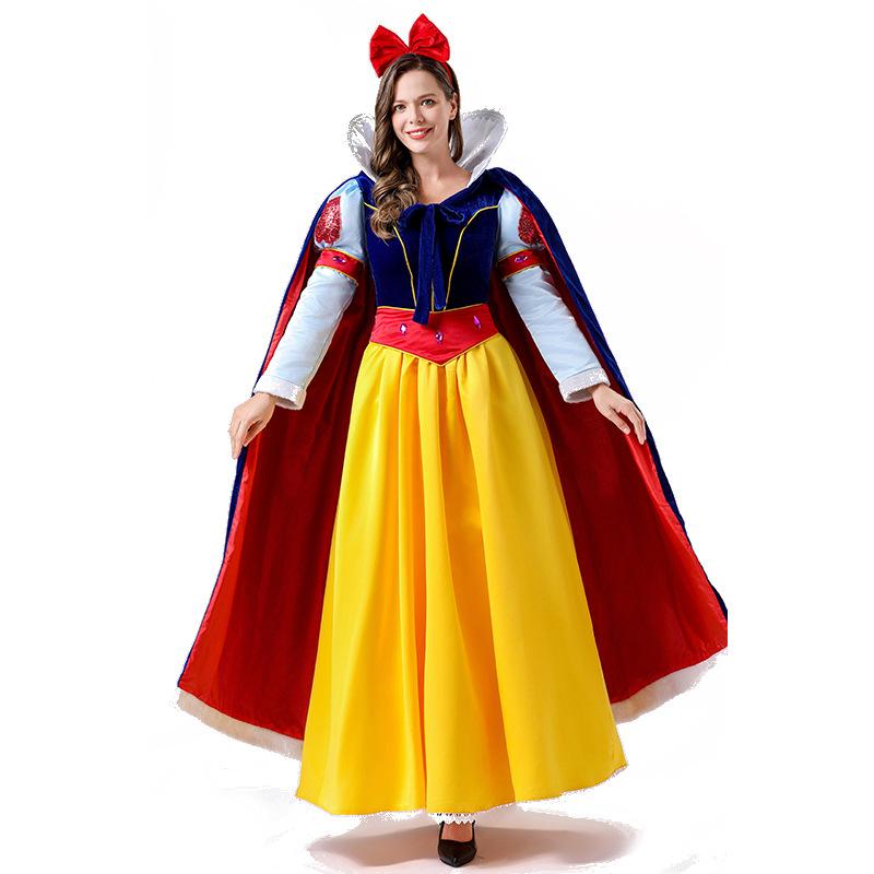 Cosplay Halloween costume fairy tale Snow White dress cosplay ball party costume hostess costume