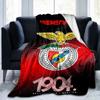 Ben Football Crest Printed Throws Blanket Soft Flannel Blankets for Couch Bed Gifts for Men Women Picnic blanket Christmas gifts