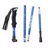 Aluminum Alloy 6065/7075 5-Section Outdoor Fold Trekking Poles Camping Portable Walking Hiking Stick for Nordic Elderly