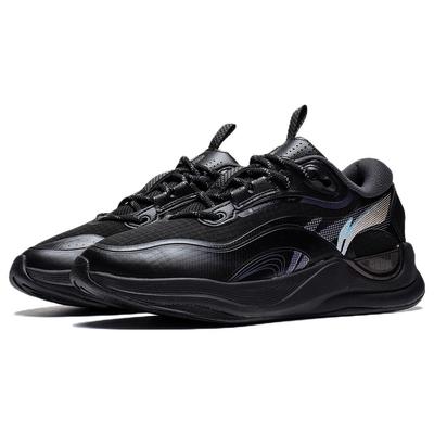 Li Ning Cloud Extreme Легкие Пружинящие Низкие Спортивные Повседневные Кроссовки Женские Черные AGLS108-1