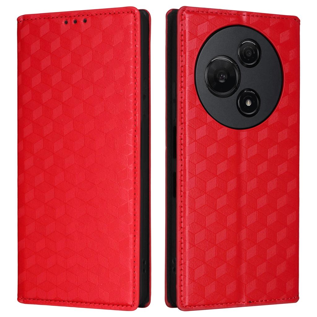 For TCL 60 NxtPaper 4G Case Wallet Rhombus Imprinted Leather Phone Cover