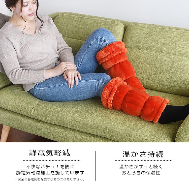 Нога выше подкладки боа не серо-бежевая [Broccoli House] Женские утеплители, пушистые, до колена, материал, толстые, длинные, свободные, обтягивающие, теплые, мужские, унисекс,