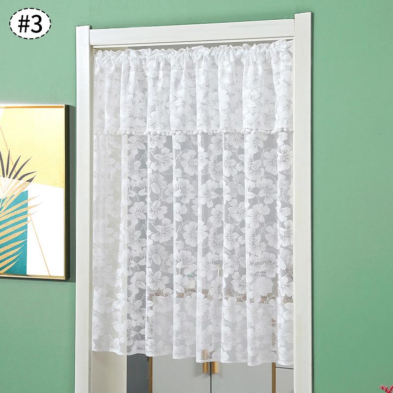Короткие белые кружевные шторы, полузанавески для кабинок, декоративные оконные шторы, шторы для дома, кухонные принадлежности для гостиной