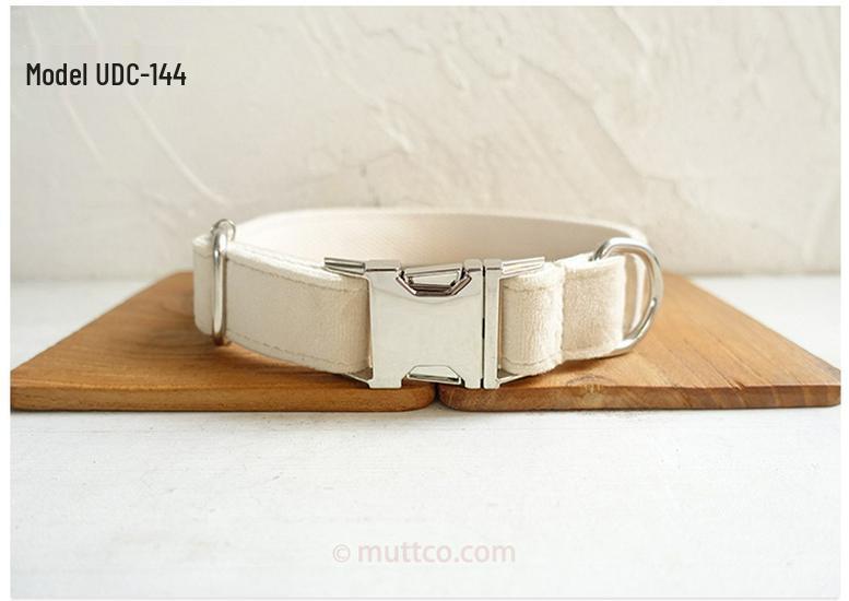 MUTTCO Простой дизайн Комплект поводка и ошейника для собак UDC-144