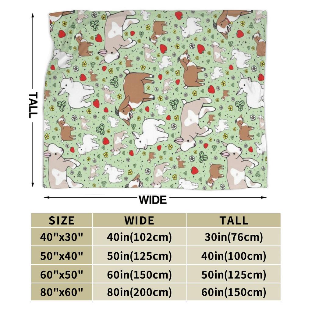 Goats Personalized Warm Gift An UltraSoft Micro Fleece Blanket