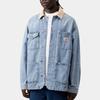 Carhartt WIP SS26 Рабочий пиджак Уоррен Удобный Простой Длинный рукав Рабочий Много карманов Джинсовая куртка Унисекс Пальто I036592-2XN-UR