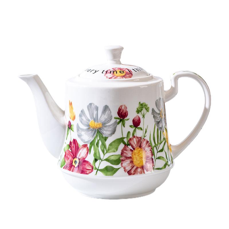 Керамический Чайник Для Заваривания Чая Бытовой Высокотемпературный Здоровый Чайник Одиночный Чайник Для Заваривания Чая Китайский Чайник Старомодный Прохладный Чайник Фарфор