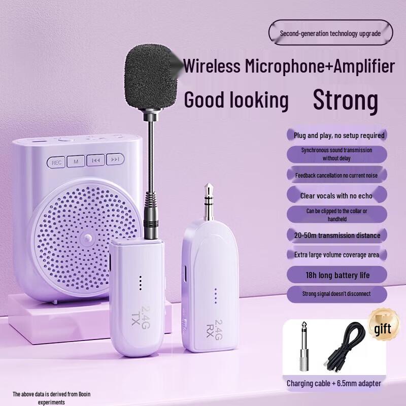 Children's Wireless Microphone Amplifier CN plug (adapter included) (CN version)