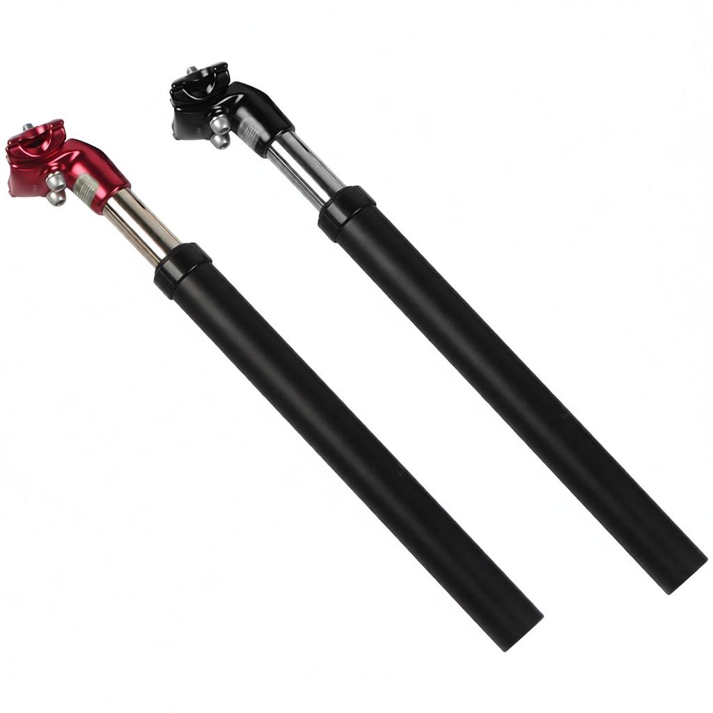 Suspension Bike Seatpost Shock Absorber Seat Pole MTB Bike Seat Tube 31.6x350mm / 27.2x350mm Bike Seat Post