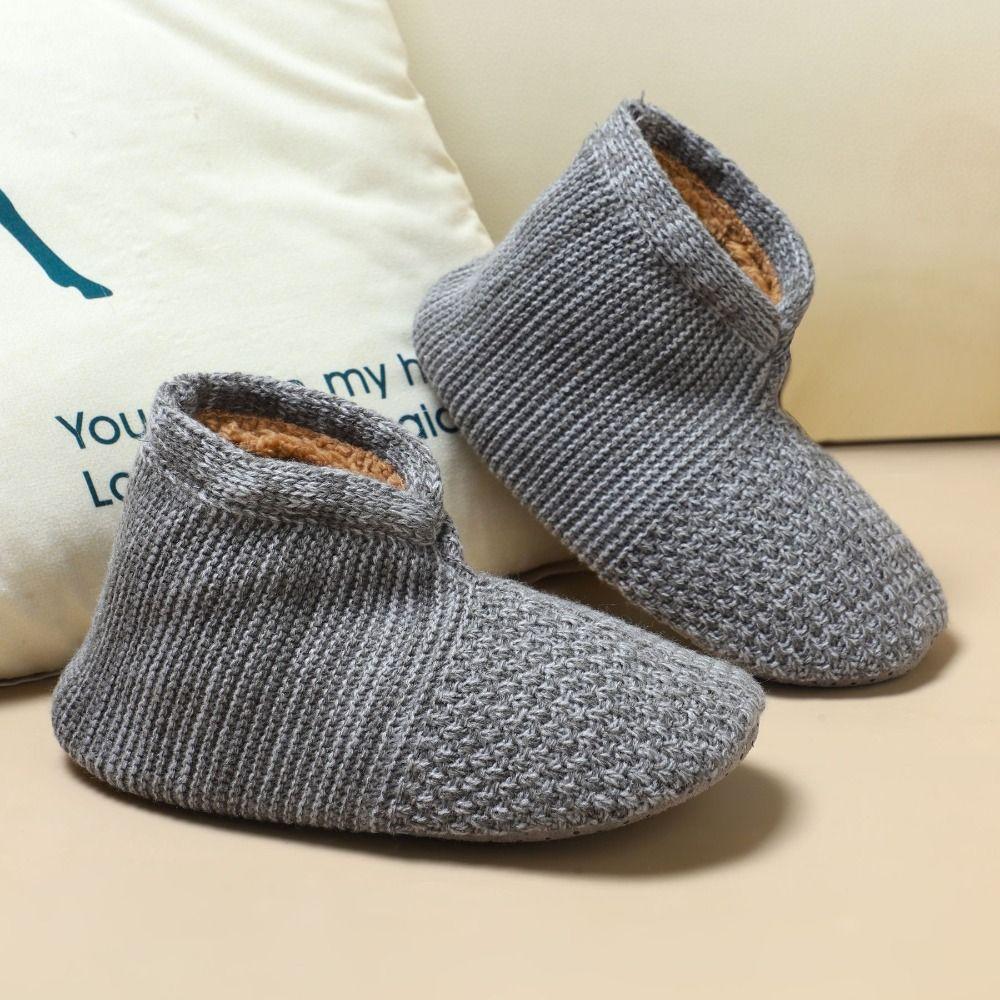 Non-slip Thicken Plush Socks Coral Fleece Knitted Sleeping Socks Winter Floor Socks Fall/Winter