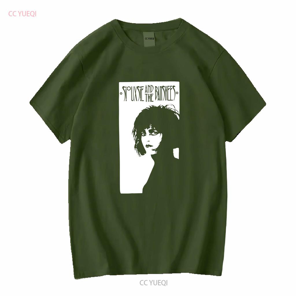 Футболка Siouxsie and Banshees с длинным или коротким рукавом винтажная стираная мужская дизайнерская одежда мягкий стильный топ для повседневной носки