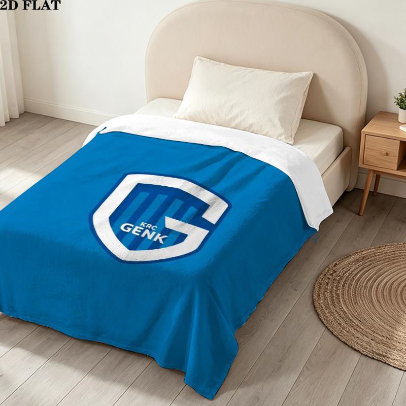 Sk Beverenkrc Genk Print Flannel Blanket, High quality Comfortable for All Seasons, Home Decor, Warmth and Comfort, Perfect for Christmas Gifts