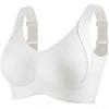 Womens Plus Size Minimizer Bra Seamless Backless Sports Side Support Thin Cup Wirefree