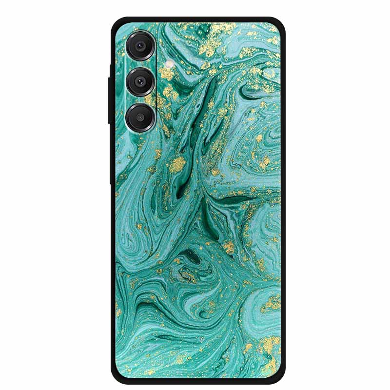 Для Samsung A17 A16 A15 4G 5G Чехол Мраморный ТПУ Мягкий Силикон Задняя Крышка Чехлы для Телефонов для SamsungA17 Водонепроницаемый Прозрачный Para