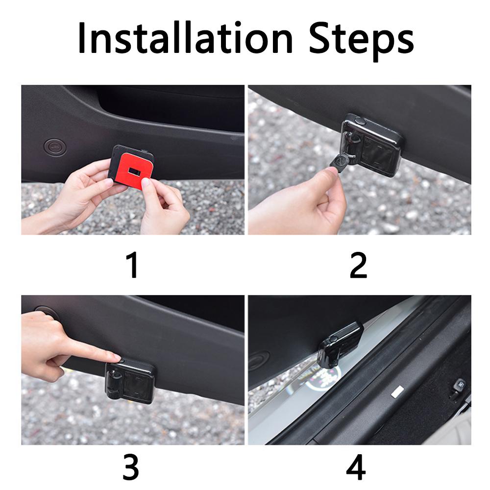 HFYJW1 LED car door greeting light - automotive accessory entrance greeting light for abarth 695 595 500 competizione 124 Spider PUNTO