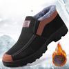 Winter Safety Shoes Warm Winter Boots Men Fashion Men Boots Male Working Shoes Mans Winter Sneakers Plush Furry Footwear