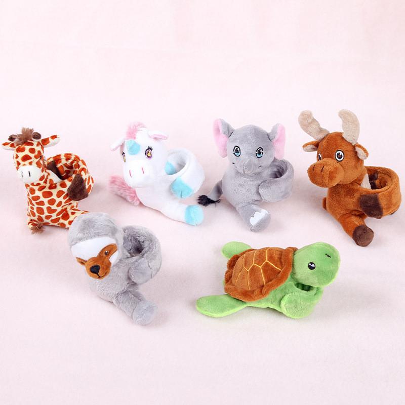 Elephant Unicorn Animal Plush Toy Wrist Puppet Handheld Doll For Kids And Girls Gift
