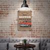 1PC Vertical Rustic Iron Tin Sign with Antique Patina, 20x30cm or 30x40cm, Retro Metal Wall Poster for Home Bar Cafe Garage Restaurant Decoration