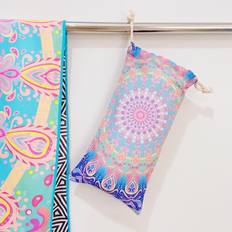 2025 Пляжное полотенце на шнурке и быстросохнущая сумка для банного полотенца