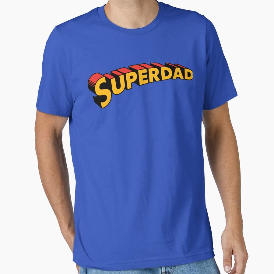 Superdad Retro Super Dad Father's Day Logo Essential T-Shirt