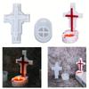 Jesus Cross Resin Mold Silicone Candle Mold Diy Handmade Epoxy Resin Plaster Craft Candlestick Casting Mold