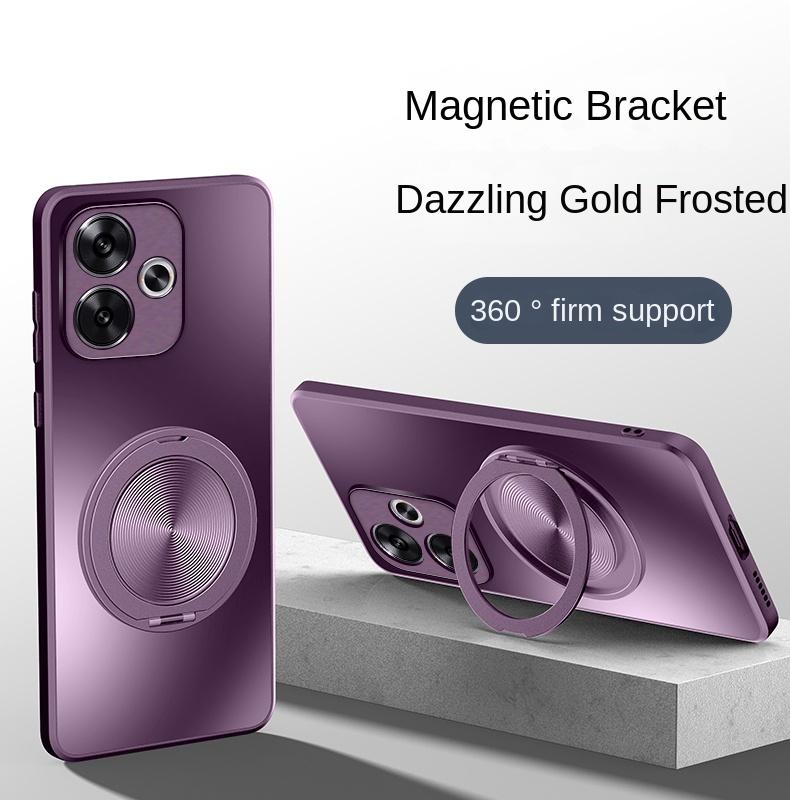 Для OPPO Realme GT 6 6T чехол жесткий AG матовый с кольцом магнитный защитный чехол для OPPO Realme GT Neo 6 Se Neo6 Shell
