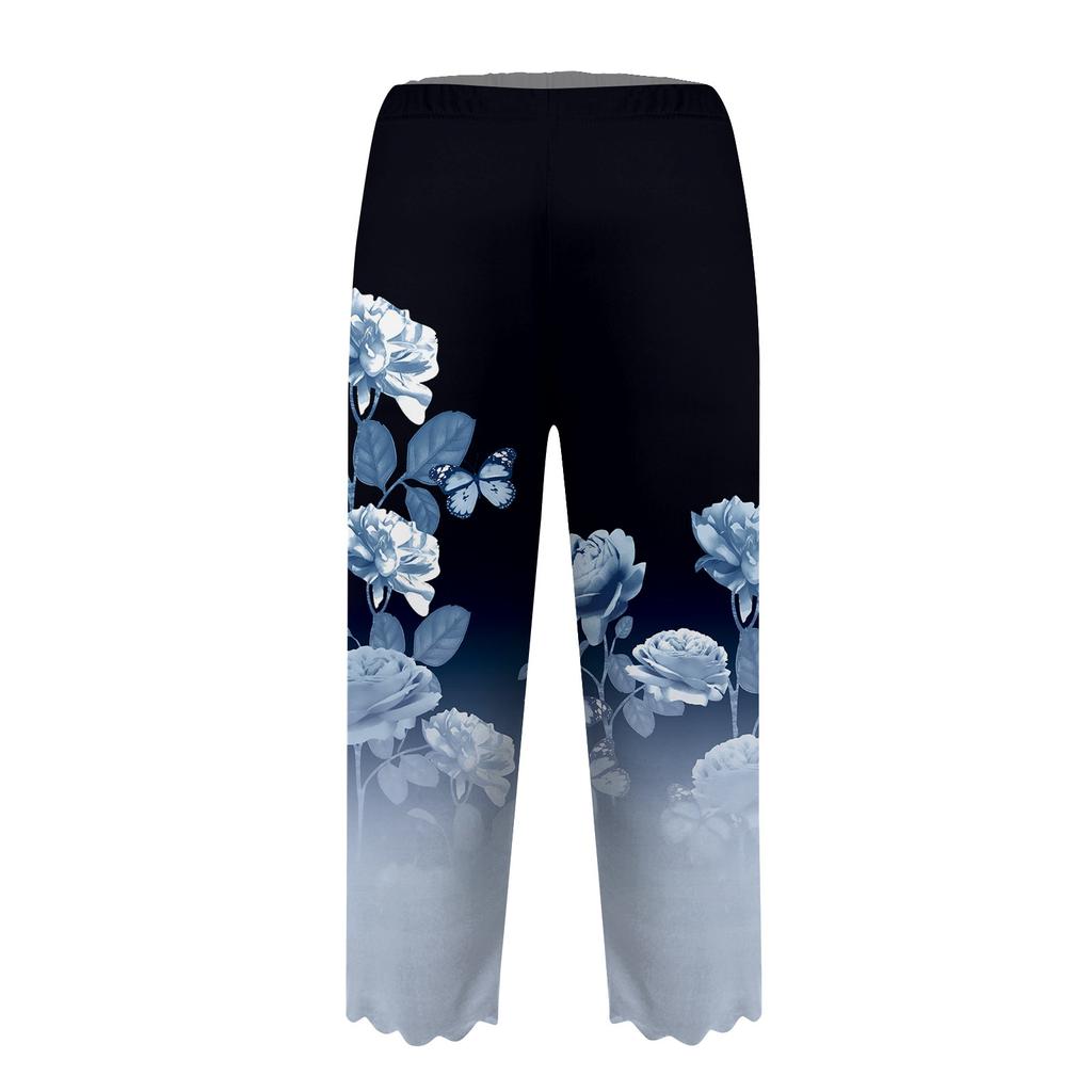 Летние женские леггинсы, укороченные брюки, однотонные узкие брюки с высокой талией для бега, йоги, тренировок в тренажерном зале