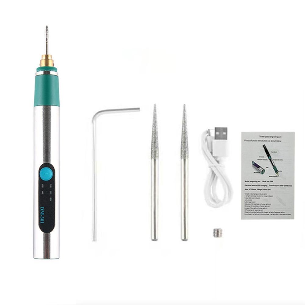Перезаряжаемая гравировальная ручка DIY инструмент для резьбы Маленькая полировальная машина для металла стекла