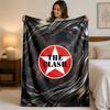 The Clash Print Flannel Blanket Cozy Lightweight Plush Throw Blanket For Bed Sofa Household Use