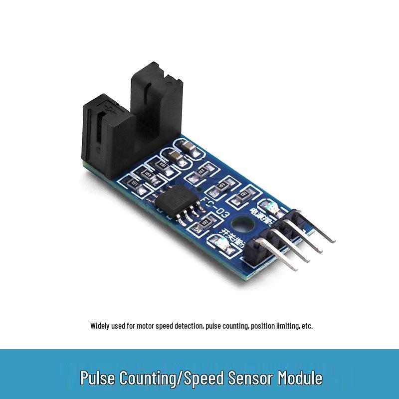 Slotted Optocoupler Speed Sensor & Motor Test Module