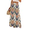 Women's Loose Casual Floral Print Wide Leg Pants With Elastic Waist Drawstring And Pocket Pants