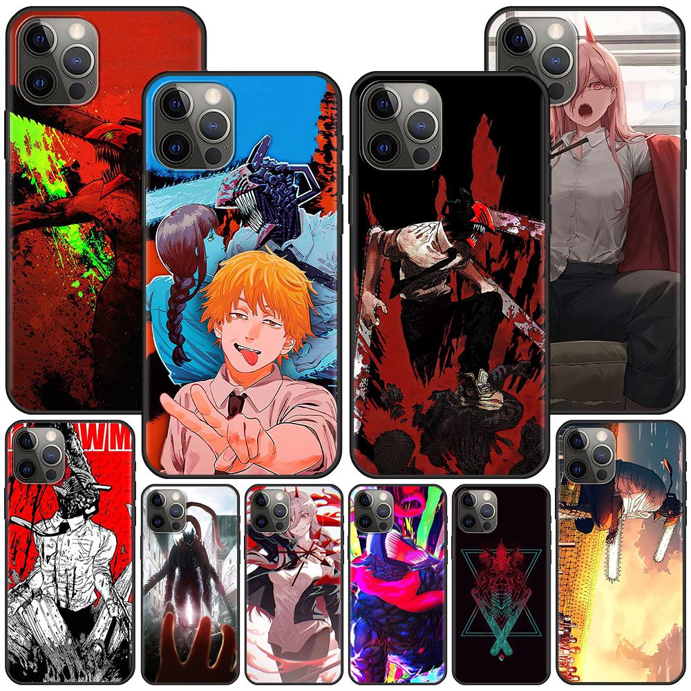 Чехол «Человек с бензопилой в японском стиле» для Apple Iphone 14 11 13 Mini 12 Pro Max Xr 7 8 + Se 2020 Xs 6 6s Plus 5 5S, силиконовый чехол для телефона
