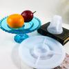 Сделай сам Ручная работа Фруктовая тарелка Силиконовая форма Круглое основание Домашнее украшение Подставка для хранения Силиконовая форма