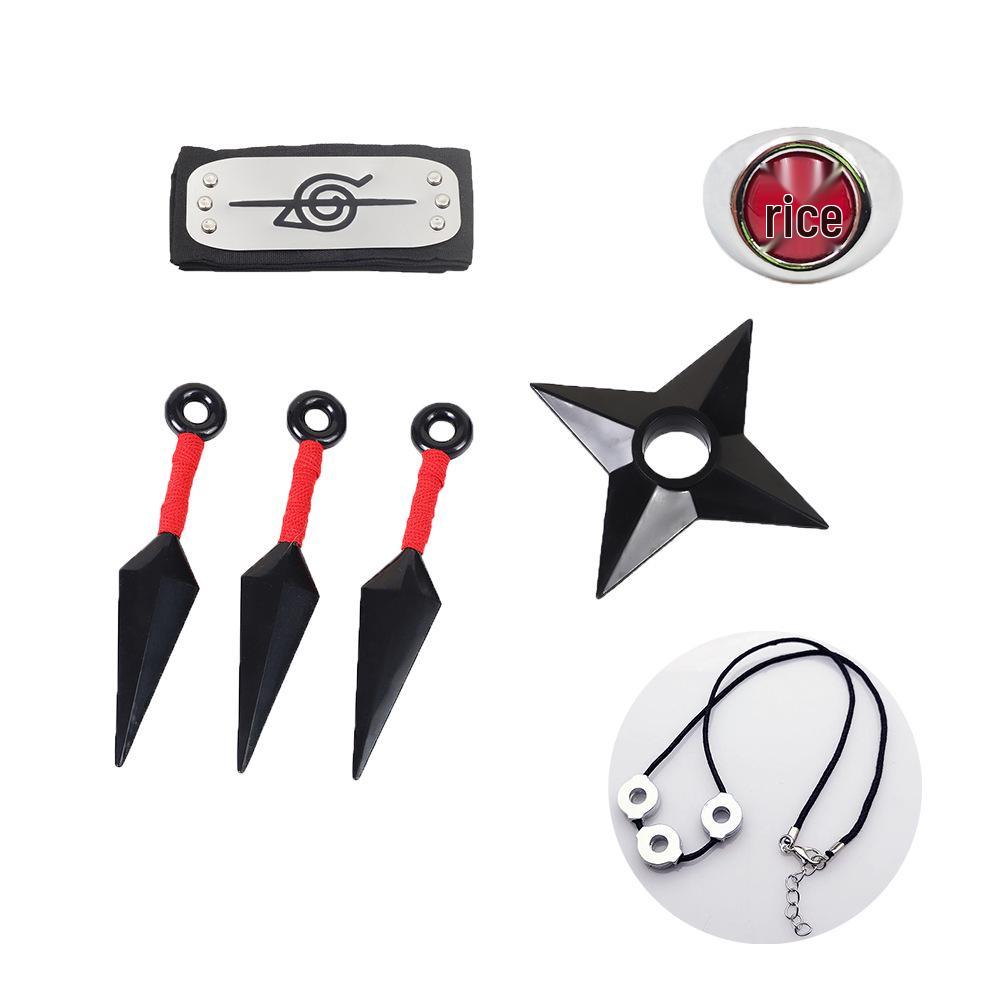 Доступный: Маска Какаши, Кунаи и сюрикены Наруто, Набор повязки Конохи