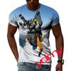 Tide Fashion Summer Parachute Picture Мужская футболка Повседневные футболки с принтом в стиле хип-хоп с круглым вырезом и короткими рукавами