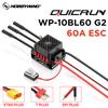 HobbyWing QuicRun WP 10BL60 RC ESC Brushless Waterproof 60A Sensorless for 1/10 RC Car Buggy Truck Monster Truggy Rock Crawler