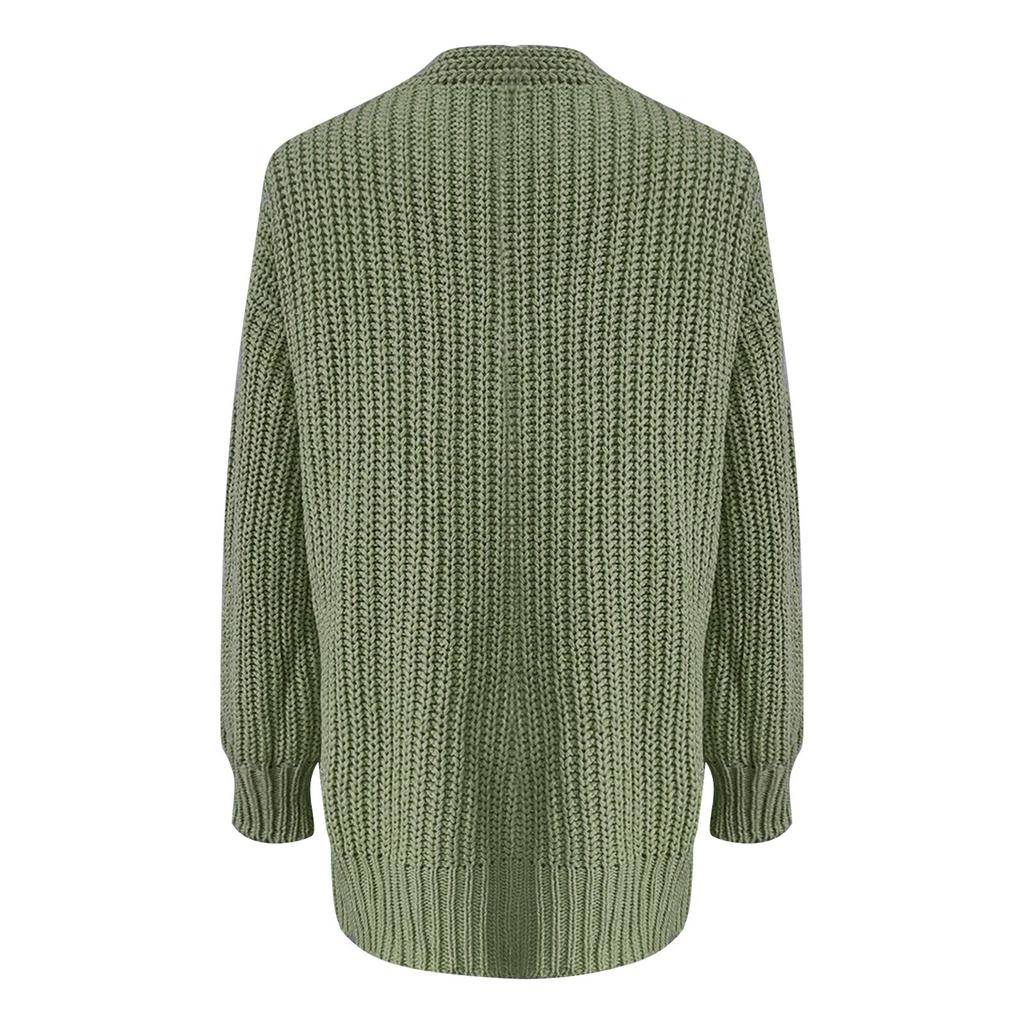 Women's Knitwear Loose Solid Color Cardigan Sleeve Sweater Coat