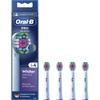 Têtes De Brosse À Dents - ORAL-B - Pro 3D White - 4 Pièces - Couleur Bleu - Pour Adultes