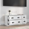 VidaXL TV Stand White 100x35.5x45 Cm Engineered Wood 816448