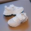 2024 Детские кроссовки для мальчиков, весна-осень, сетчатые универсальные белые кроссовки для детей и девочек, модная массивная спортивная обувь для малышей