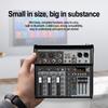 4 / 7-канальный аудиоинтерфейс DJ-микшер звуковая плата 99-битный DSP-эффект USB-аудиомикшер эффекты +48 В фантомное питание Bluetooth для караоке