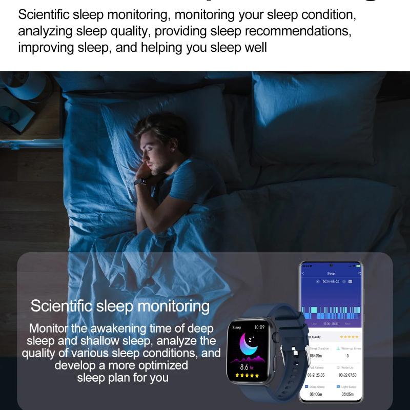 2025 Новые смарт-часы с NFC и Bluetooth-вызовом для мужчин, 1,85" AMOLED-экран, измерение артериального давления и пульса, женское здоровье, водонепроницаемые смарт-часы для женщин