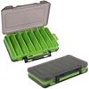 Rubonarie Lure Case, Double-Sided Storage Box for Metal Jigs, Orange, Set of 2 (Green)