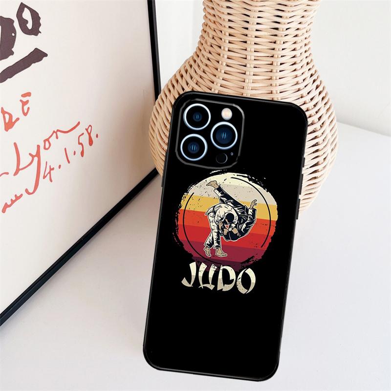 Чехол для iPhone 14 Pro 11 16 15 Pro Max 12 13 Mini Plus XS X XR с изображением Дзюдо BJJ Джиу-джитсу Funda