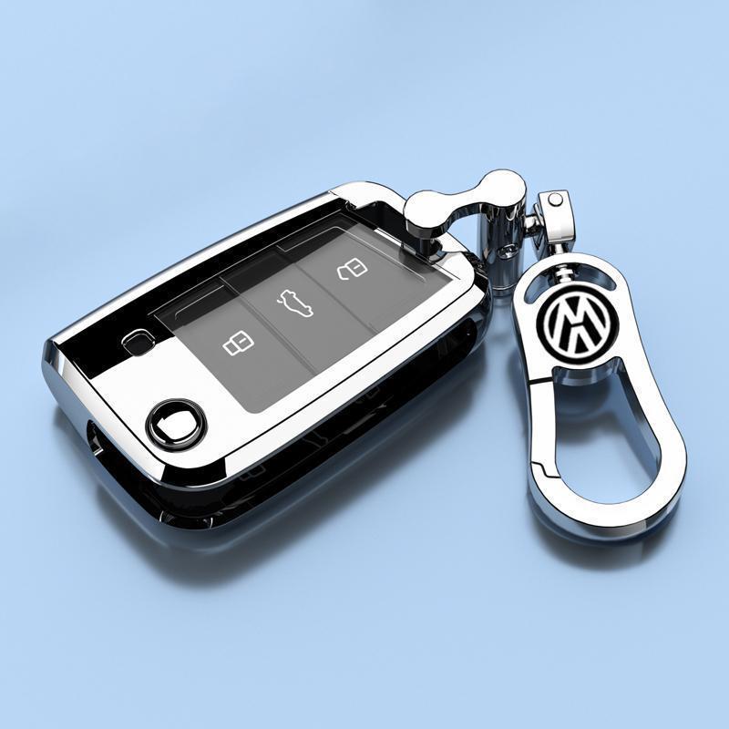 Роскошный чехол для ключей для Volkswagen Lamando 2015-2021 - Складной дизайн для мужчин и женщин