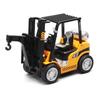 1/24 Scale Alloy Construction Forklift & Crane Toy Model with Retroactive Motion & Sound & Light Effects - Ideal for Kids' Play
