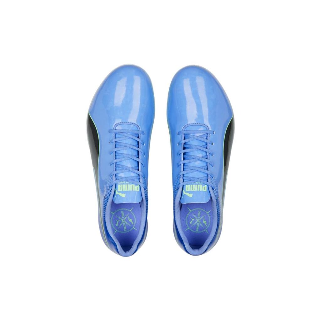 PUMA Evospeed Sprint 14 Cushioning, Wear Resistant Low top Running Shoes Men's Blue Black 377001-02