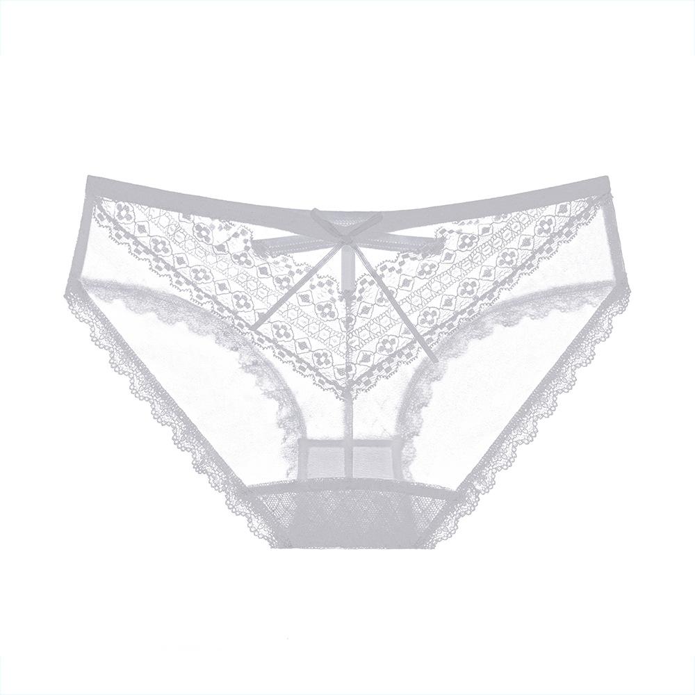 Panties Women's Lace Mid-waist Hip Lift Hollow Sexy and Breathable Mesh Seamless Women's Briefs 5003